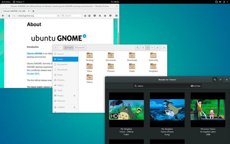 Ubuntu GNOME 16.04 - privzeti programi